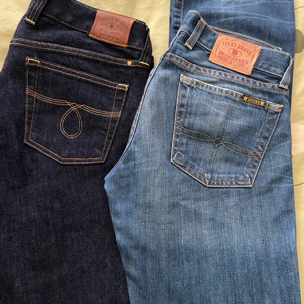 Lucky Brand size 2/26 Lola skinny and Maddy Jean